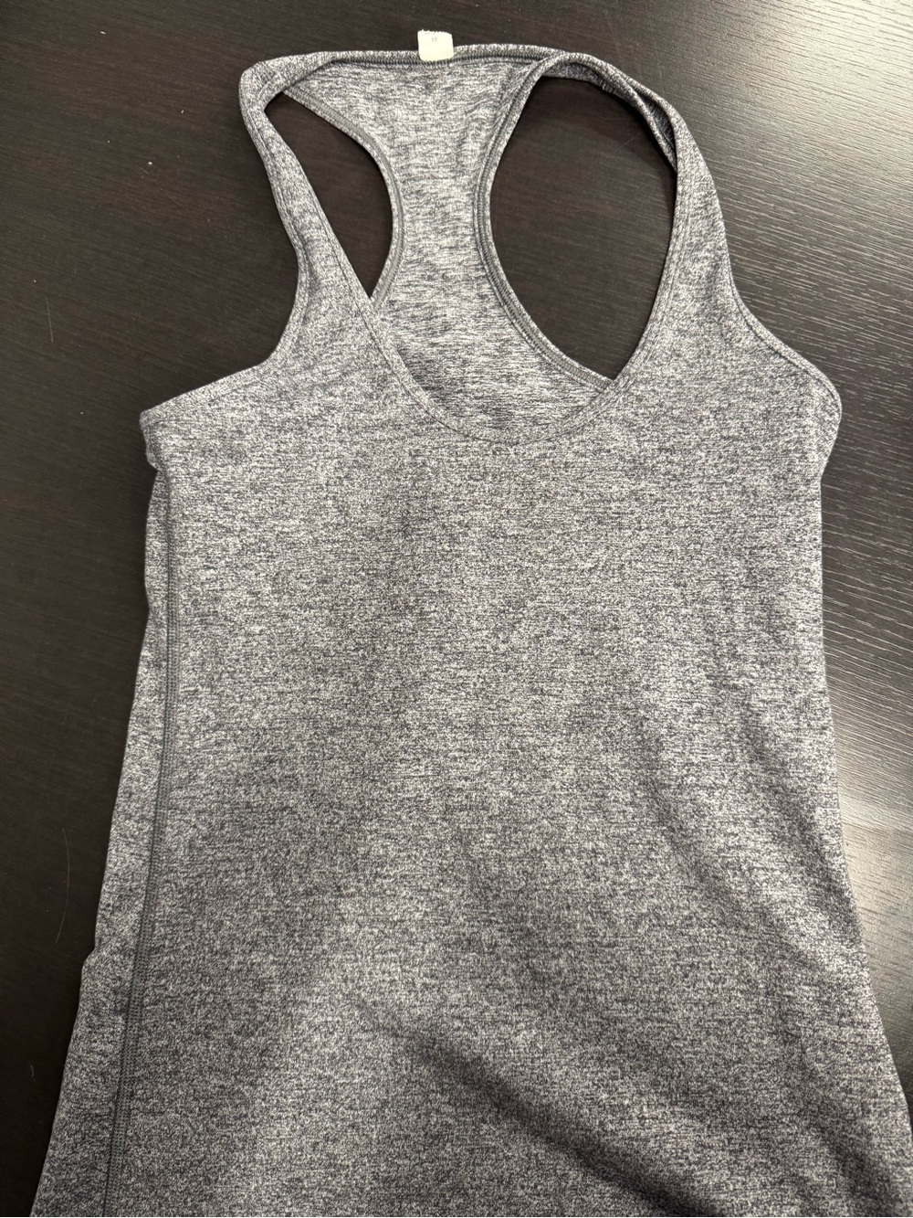 lululemon athletica Heathered Gray Racerback Tank
